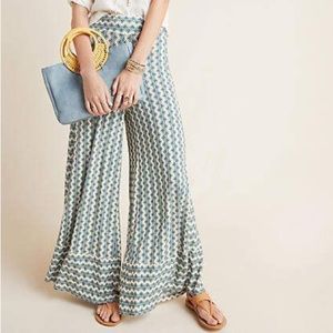 Farm Rio Knit Wide-Leg Pants
